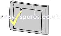 Genuine BEKO Freezer Small Drawer Frame Assy : 4334550200