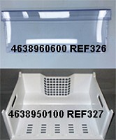 Beko freezer drawer front & Drawer Body :4638960600 & 4638950100
