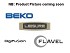 Beko Silver Dishwasher Panel *INCLUDING P&P*